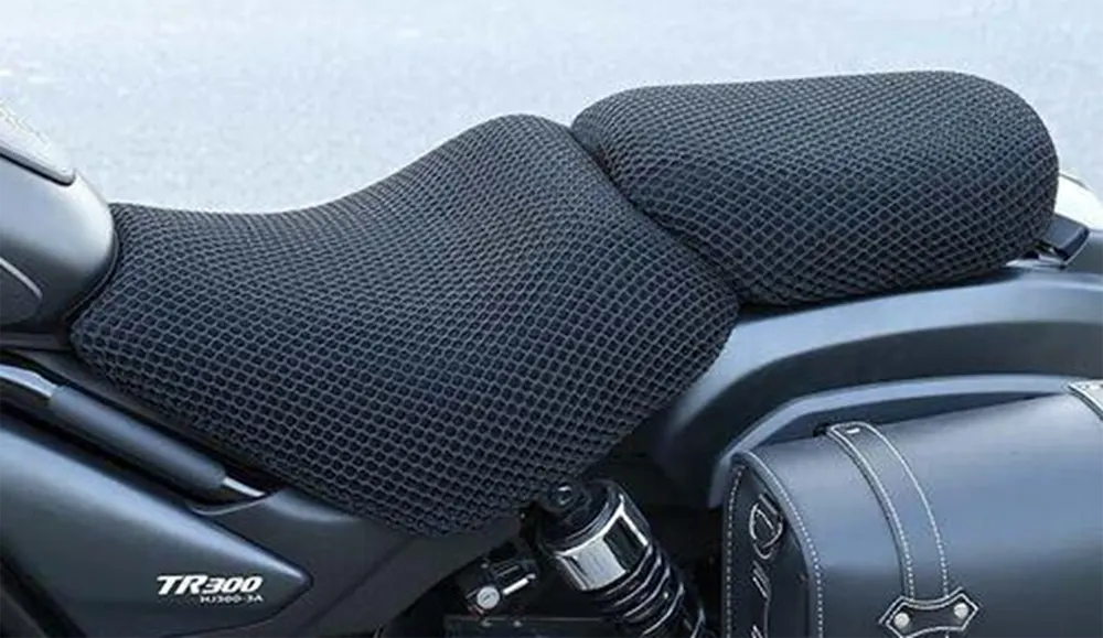 Sunscreen Honeycomb Motorcycle Seat Cushion Cover